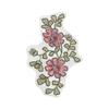 Aplique de Bordado Floral de Malla Tricolor para Ropa, Zapatos, Sombreros, Bolsos, Fundas de Edredón, Hilo para Coser Ropa y Accesorios, Ventas Directas de Fábrica