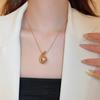 Colar Pingente Gota de Água Simples e Elegante, Corrente de Clavícula Moderna e Estilosa para Mulheres, Corrente para Suéter, Nova Corrente de Pescoço Popular 2025