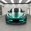 Película Electro-Óptica Metálica Esmeralda para Carrocería de Coche Película Mate que Cambia de Color de Coche Película para Wrap de Coche Directa de Fábrica