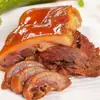 Carne de cabeça de porco cozida selecionada, lanche pronto para comer embalado a vácuo, carne de cabeça de porco cinco especiarias