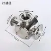 Válvula Rotativa Três Vias para Máquina de Enchimento Pneumático, Válvula Rotativa para Máquina de Enchimento de Pasta de Instalação Rápida, Válvula, Acessórios para Máquina de Enchimento de Alta Pureza