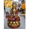 Fábrica de Escultura em Cobre para Cabelo Hengbao Atacado Cobre Puro Estátua de Buda Bodhisattva Guanyin Ornamentos Templo Estátua de Cobre Bodhisattva Guanyin