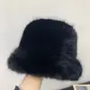 Gorro de Pescador Grueso y Cálido con Forro de Polar, Gorro de Felpa para Otoño e Invierno, Sensación de Alta Gama, Circunferencia de Cabeza Grande, Estilo Mongol