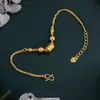 Pulseira de Contas Disco Cor Dourada com Cintura Fina, Pulseira Brilhante Dourado Areia para Mulheres, Novo Presente de Aniversário