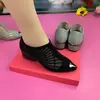 Versátiles Nuevos Zapatos de Cuero con Tacón de Cuña que Aumentan la Altura, Modernos Zapatos Suaves y Transpirables para Mamá, Sandalias de Tacón Bajo para Mamá Verano 2026