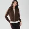 Colección Otoño 2026: Cardigan con Cremallera Chic y Minimalista para Mujer, Top Corto de Punto, Ropa de Abrigo Versátil