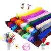 En Stock Palitos Retorcidos Color Único 100 Piezas DIY Hecho a Mano Juguetes Educativos Manualidades para Niños Tallos de Chenilla Venta Directa de Fábrica