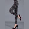 Comercio Exterior AliExpress Amazon Primavera y Otoño Delgados Lijados Leche Seda Leggings Elásticos Grandes Estampados Ropa Exterior Pantalones de Mujer