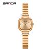 Sanda nuevo 7052 correa compacto mujer cuarzo reloj diamante moda Joker creativo mujeres al por mayor