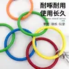 Loro Anillo Tricolor Accesorios Jaula de Pájaros Escalada Anillo DIY Soporte Anillo Quíntuple Molienda Pico Masticación Suministros para Mascotas Juguetes para Pájaros