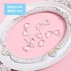 Ins Lindo Color Perla Transparente Lazo Con Cuentas DIY Joyería Hecha a Mano Pendientes Pulsera Collar Accesorios Material