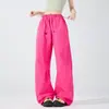 Pantalones de trabajo para exteriores, de secado rápido, ligeros, de verano, para mujer, adecuados para figuras petite, pantalones parachute, para senderismo y montañismo al aire libre, pantalones de trabajo de pierna ancha