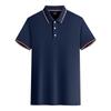Camisa publicitária de manga curta camisa cultural roupa de trabalho polo personalizada roupa de trabalho para funcionários camiseta impressão personalizada bordado LOGO