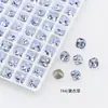 Dongzhou Diamante Cristal Morado Lavanda Para Uñas Boutique de Diamantes Fondo Puntiagudo Cristal K9 Mariposa Popular en Internet Accesorios Populares para Uñas