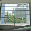 Porta Transparente de Vidro para Loja 4S de Carros, Porta Transparente com Estrutura de Liga de Alumínio, Revestimento de Vidro Preto, Porta de Garagem, Porta Elétrica