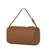 2026 Bolso Cruzado de Cuero de Alta Calidad para Mujer Bolso de Mano de Moda Bolso de Cuero Genuino de un Solo Hombro Debajo de la Axila Bolso Cilindro Mini