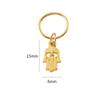 Qk170 Anillo de Aluminio de Hierro para Extensiones de Cabello Trenzas Rastas Accesorios de Joyería de Aleación de Zinc DIY Suministro Directo de Fábrica Colgante
