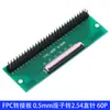 Placa Adaptadora FPC/FFC com Conector de Passo 0,5mm Soldado para Pino Header Reto 2,54 Adaptador de Cabo Flexível