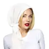 Chapéu de Malha Elástica Cor Sólida Transfronteiriço Chapéu com Padrão de Onda em Arco Chapéu de Aviador Chapéu Boding Moda Versátil Chapéu Pulôver