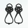 TPE5-dentes cabaça em forma de crampons de gel para montanhismo ao ar livre capas de sapato antiderrapantes espigões de neve sapatos estrada de esqui capas de sapato anti-queda correntes