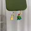 Atmósfera de Otoño e Invierno Navidad Árbol de Navidad de Cuentas Colorido Colgante Lujo Accesible Elegante Cadena para Teléfono Móvil Colgante Versátil de Moda