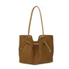 Bolsa de Ombro Única em Camurça Retro Bolsa Tote Grande Capacidade para Ir ao Trabalho Texturizada Bolsa Feminina Outono Inverno Popular Bolsa Mãe e Filho Tendência