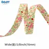 Tiras Pequeñas de Tela Floral Prensada, Cintas Tejidas, Cintas Compuestas para Lazos Hechos a Mano de Bricolaje, Accesorios para el Cabello y Decoraciones de Bricolaje