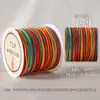 Festival Duanwu Fio de Cinco Cores DIY Fio de Tecelagem Artesanal Linha para Miçangas Fio de Cinco Cores Pulseira Duanwu Materiais para Tecelagem