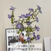 Flores artificiais de alta qualidade, pequenas flores silvestres 3D, decoração de casamento com tema de floresta, decoração de vitrine de loja de roupas, margaridas artificiais