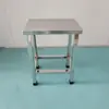 304 taburete silla para el hogar cuadrado de acero inoxidable engrosado fábrica taburete bajo pequeño exterior a prueba de óxido taburete para ducha de baño