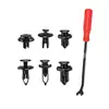 120 Piezas Bolsa Hebilla de Coche Híbrido Fijación de Carrocería Clip de Tornillo Clip de Plástico de Nailon Accesorios para Coche