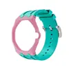 Adecuado para Correa de Reloj de Silicona de Biocerámica Colorida de Marca Compartida Swatch para Ap Audemars Piguet Royal Oak Pulsera de Muñeca de Moda