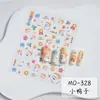 Pegatinas para decoración de uñas hot oro plata estrella luna estrella pegatinas de relieve tridimensionales papel con adhesivo decoraciones de uñas accesorios pequeños parche