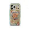 Capa Magnética Fofa de Desenho Animado Estrela Chef para Celular Apple 18Promax Adequada para 16Pro Camada Dupla 17Pro