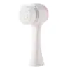 Cepillo facial de silicona con cerdas suaves, cepillo de limpieza de doble cara para eliminación de puntos negros, cepillo de limpieza profunda de poros, cepillo de limpieza y masaje facial
