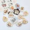 Impreso de Dibujos Animados Gato Perro Estrella Hombre Cachorro Manzana DIY Hecho a Mano Cadena para Teléfono Móvil de Cuentas Llavero Accesorios de Joyería