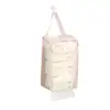 Bolsa porta-lenços de parede portátil para casa banheiro caixa de lenços de rolo bolsa organizadora suspensa banheiro bolsa suspensa à prova d'água