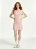 Vestido Elegante con Cintura Alta Adelgazante y Caída Suelta para Mujer, Falda Larga Elegante e Intelectual con Dobladillo Ancho, Oculta Imperfecciones y Realza la Altura