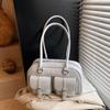 Bolsas Atacado Transfronteiriço Texturizadas de Grande Capacidade para Mulheres 2025 Novas Bolsas Femininas Verão Bolsas de Ombro Axila Bolsas Almofada Portáteis