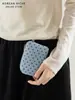 Mini monedero de lipstick con diseño de lunares estilo coreano ins, nuevo bolso pequeño versátil de moda transfronteriza para colgar en el cuello