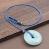 Lanyard para collar de jade dorado, cordón especial con hebilla de seguridad de nudo plano tejido a mano, para niños, hombres y mujeres delgados