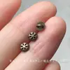 Botones de Ancla Retro Mini de Bronce de 4/5/6/7/8mm Hechos a Mano DIY Pequeños para Tela BJD Aguja de Pegar Botones para Ropa de Bebé