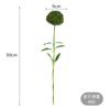 Estilo moderno minimalista flor artificial de simulación tacto de mano bola de guijarro hidratante exhibición de mesa de sala de estar ramo de simulación clavel verde