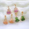 Aretes de Perla de Calabaza con Hielo Triturado Brillante Accesorios 2026 Moda Commute Aretes de Temperamento Lujo Ligero Sensación de Alta Gama Adornos para Orejas para Mujeres