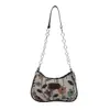 Bolso de Moda Texturizado Estilo Coreano Transfronterizo para Mujer 2025 Nuevo Bolso de Hombro con Estampado de Moda para Mujer
