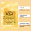 OUHOE Exfoliante Labial de Cúrcuma y Limón Limpieza Suave Piel Muerta Córnea Hidratante Nutritivo Piel Labial Delicada