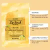 Ouhoe Exfoliante Labial de Cúrcuma y Limón Limpia Suavemente las Células Muertas de la Piel, Hidrata y Nutre la Piel Suave de los Labios