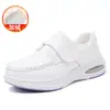 Zapatos de Enfermera Personalizados con Amortiguación de Aire Suela Suave de Invierno Transpirables Cómodos No Cansan Antideslizantes Fondo Plano Fondo Grueso Aumentan la Altura Zapatos de Trabajo de Algodón Engrosados