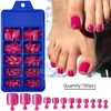 Amazon 100 Piezas Puntas de Uñas para Dedos de Color Sólido, Caja Simple y de Alta Gama para Uñas de Pies Artísticas para Mujer, Arte de Uñas Estilo Corto