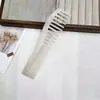 Peine coreano de acetato con textura de mármol, peine de dientes anchos, peine para el cabello con mango portátil y compacto